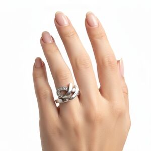 Vintage sterling silver handmade ring